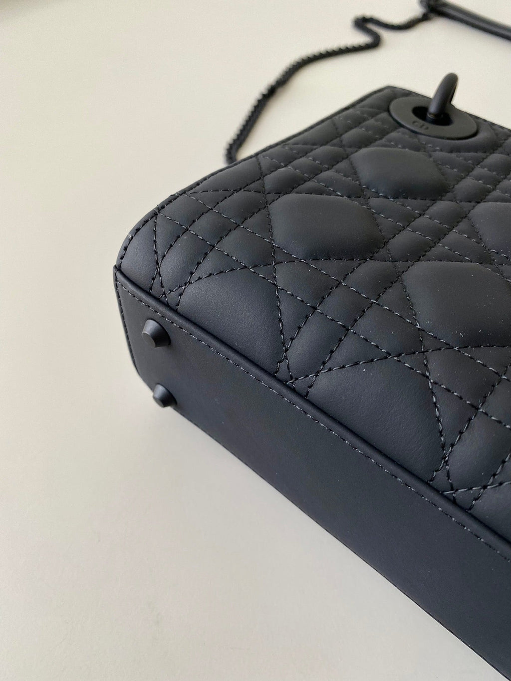 Dior Mini Lady 17 My Abc All Black Lambskin Bag