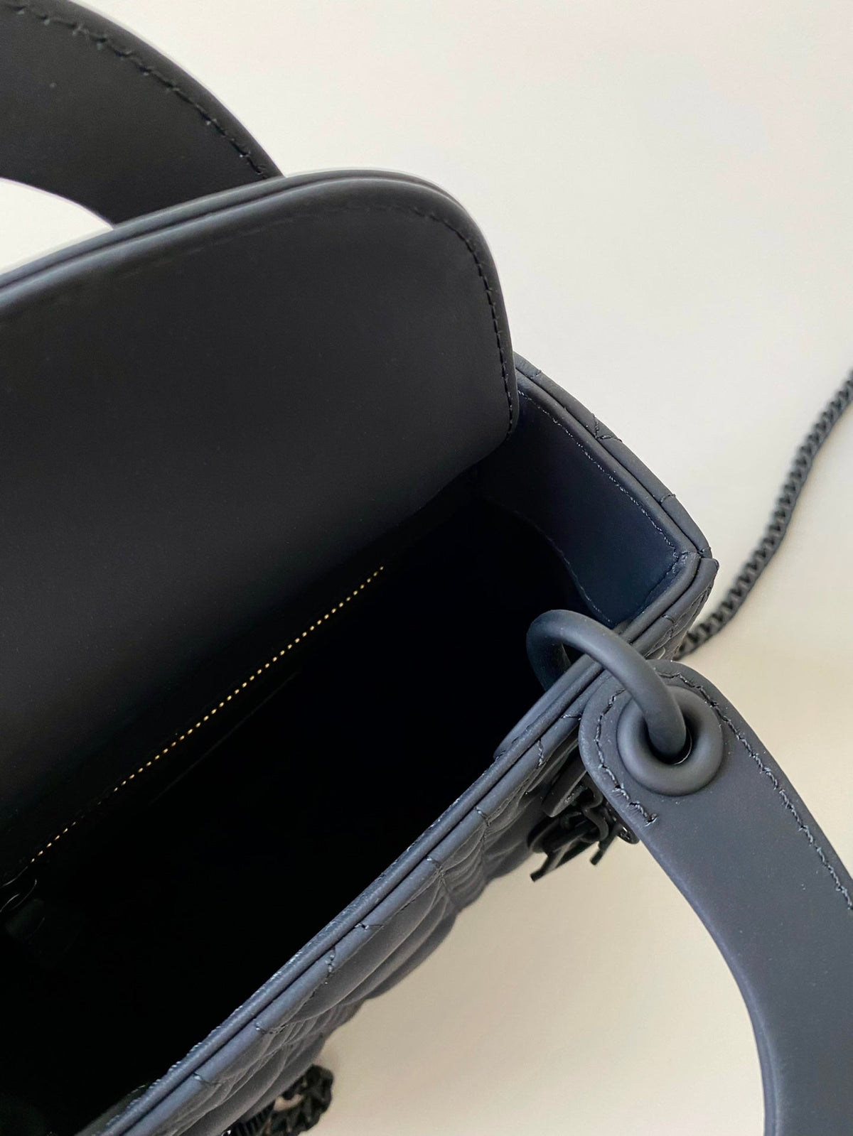 Dior Mini Lady 17 My Abc All Black Lambskin Bag