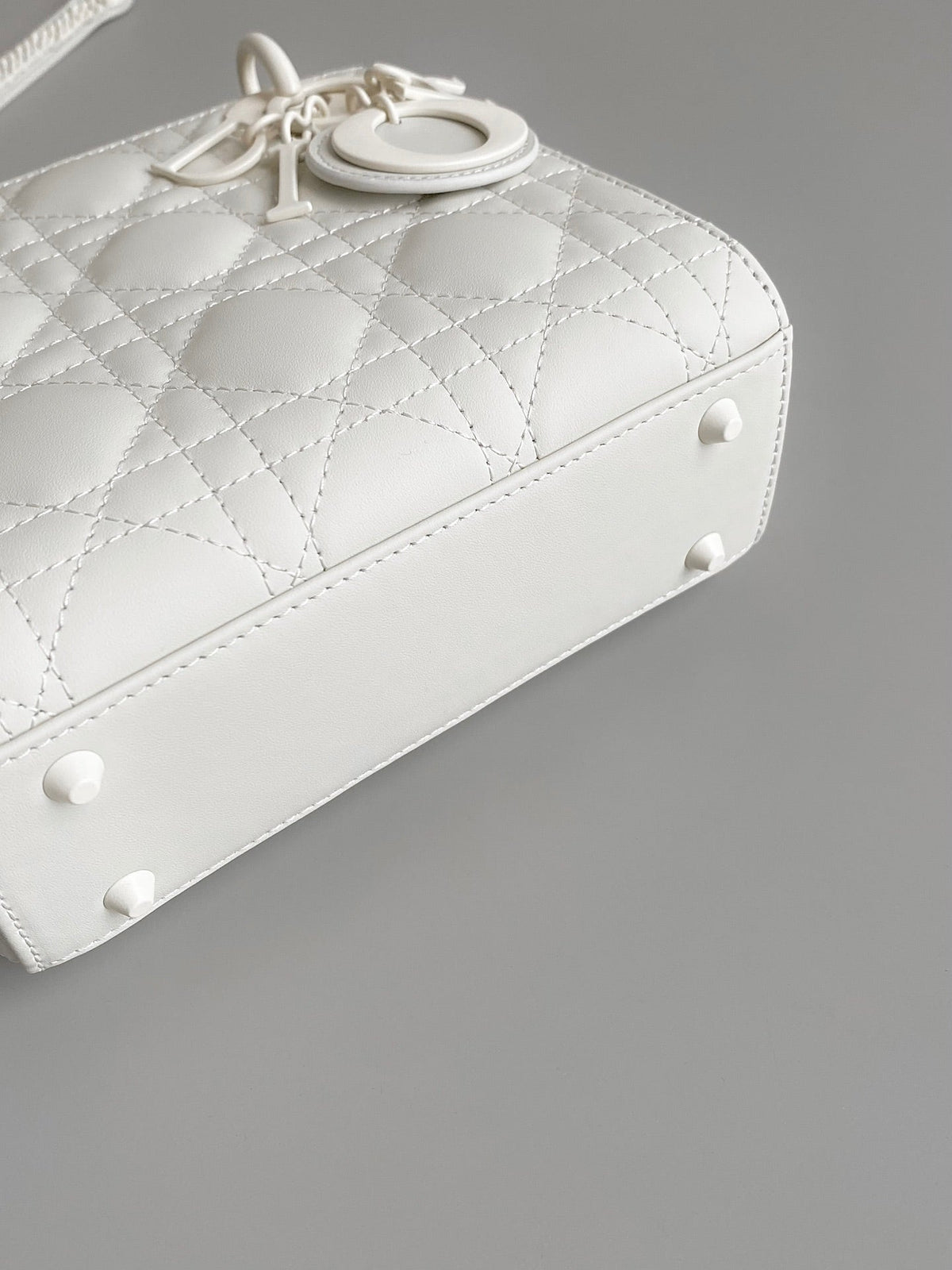Dior Mini Lady 17 My Abc White Lambskin Bag