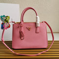 Prada Medium Galleria 28 Pink Saffiano Leather Bag