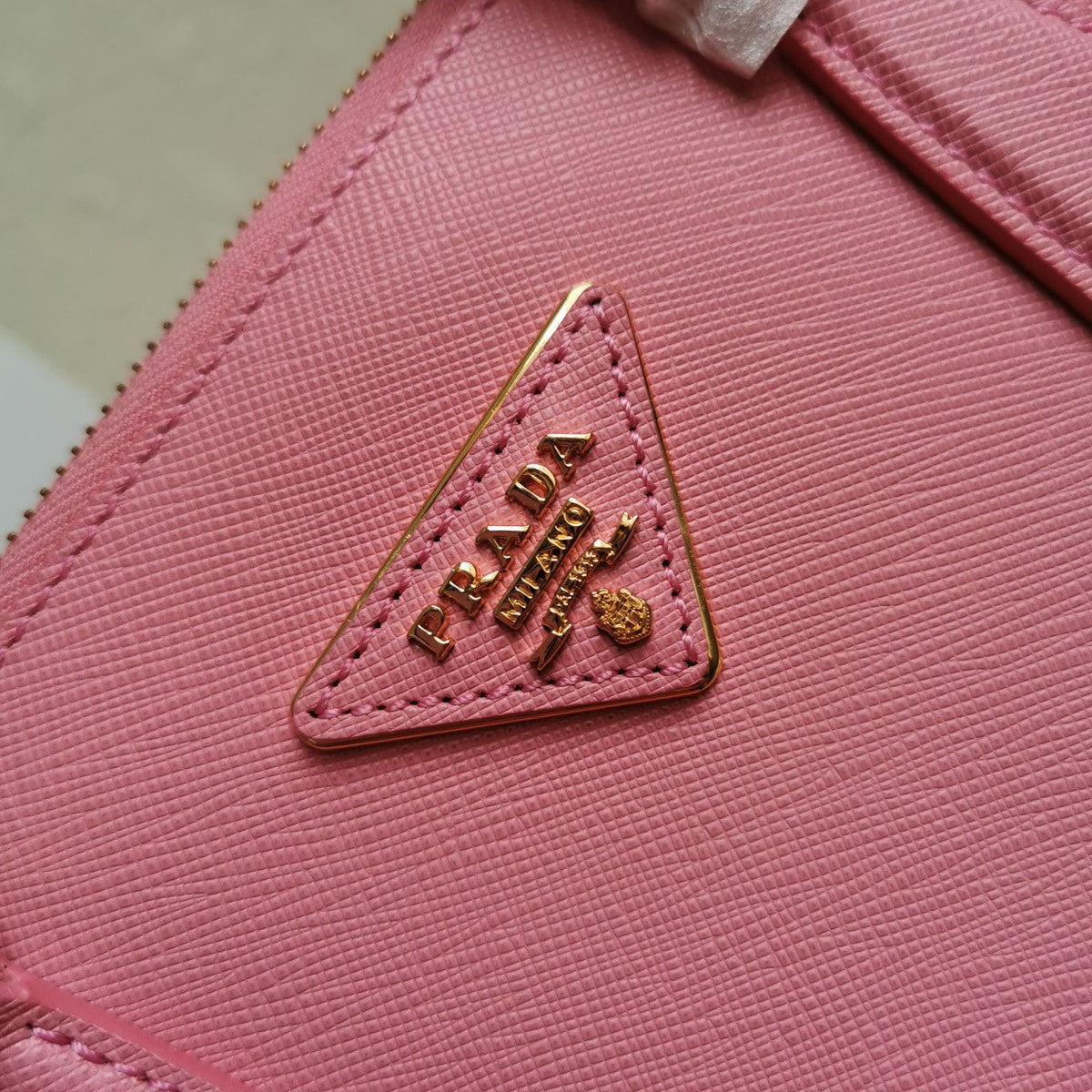 Prada Medium Galleria 28 Pink Saffiano Leather Bag