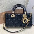 Dior Small Lady D-Joy 22 Black Lambskin Bag