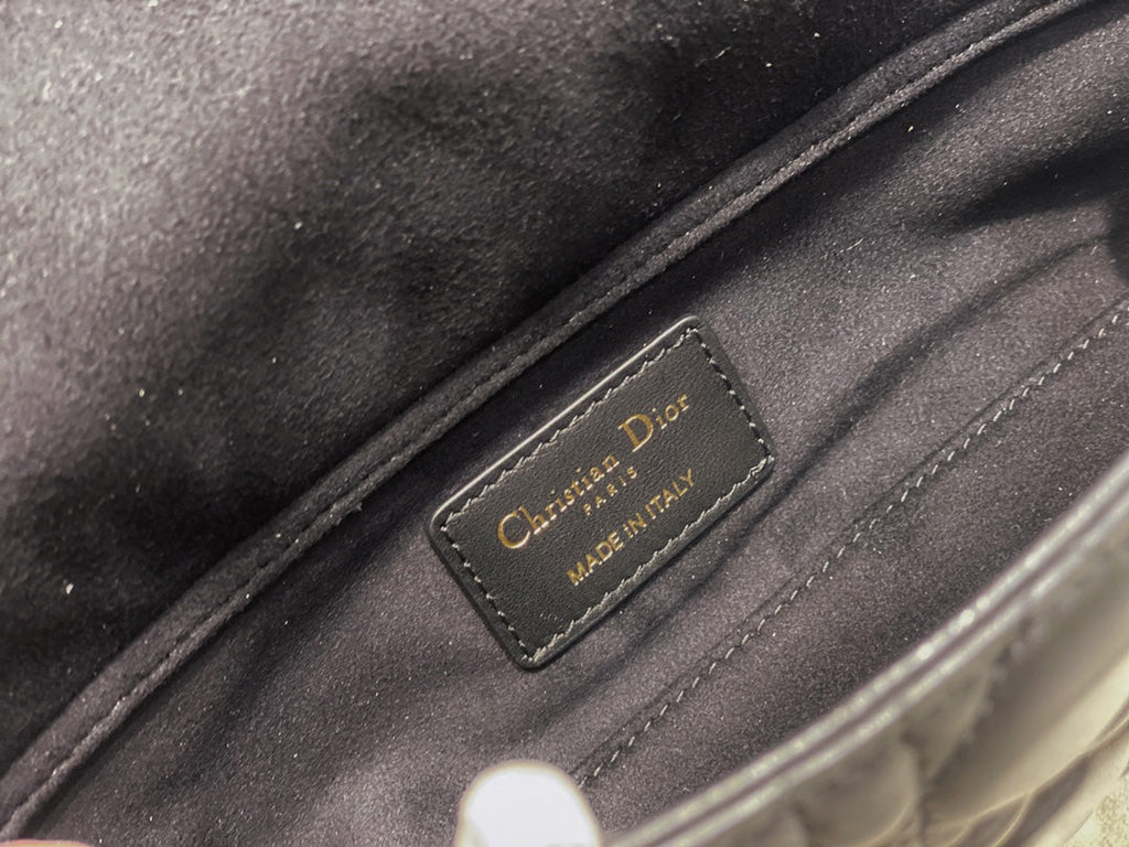 Dior Small Lady D-Joy 22 Black Lambskin Bag