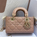 Dior Micro Lady D-Joy 16.5 Rose Lambskin Bag