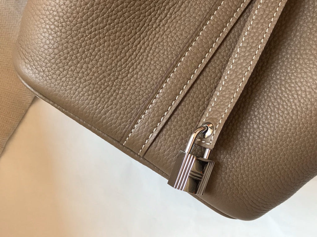 Hermes Picotin Lock 22 Brown Togo Shw Bag