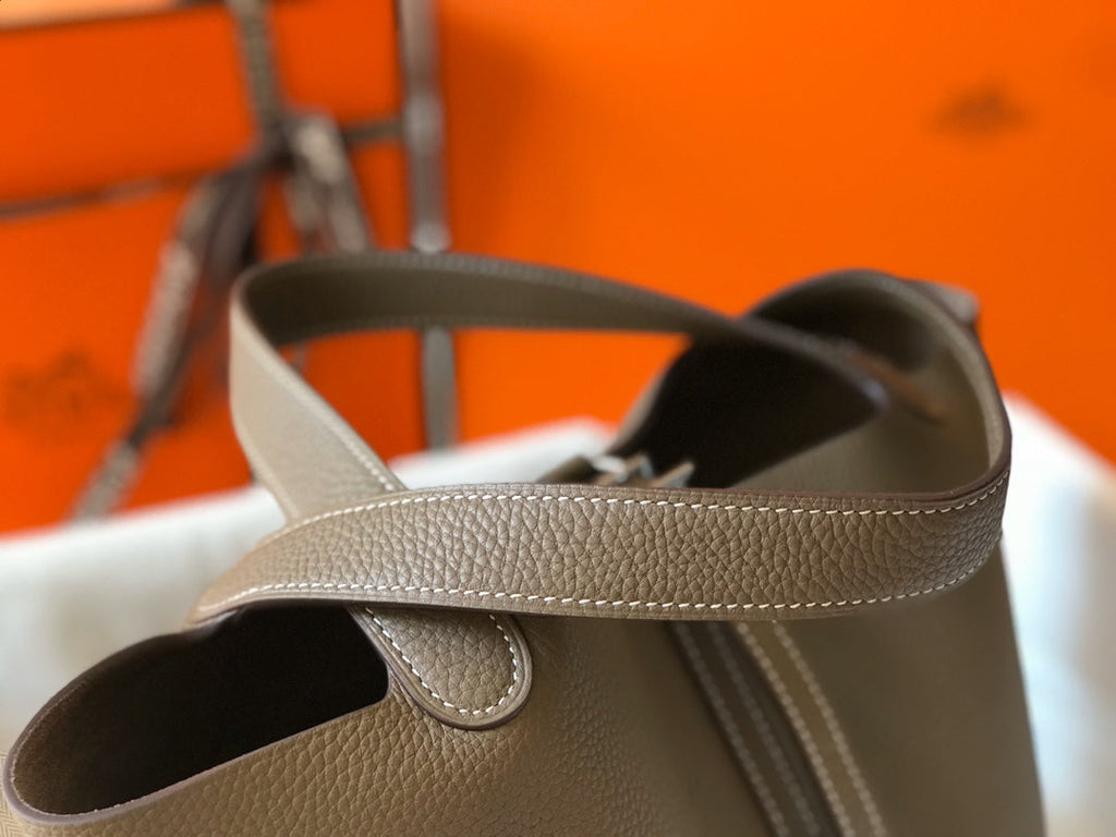 Hermes Picotin Lock 22 Brown Togo Shw Bag