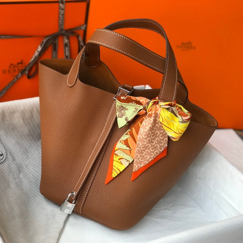 Hermes Picotin Lock 22 Tan Togo Shw Bag