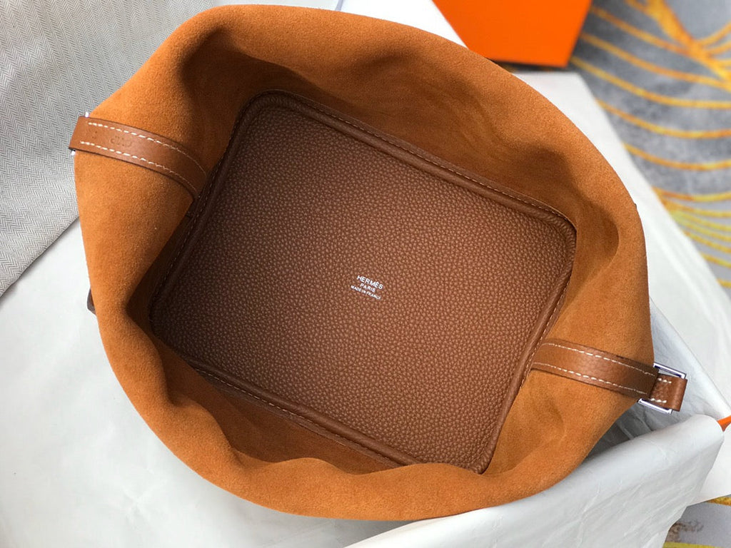 Hermes Picotin Lock 22 Tan Togo Shw Bag