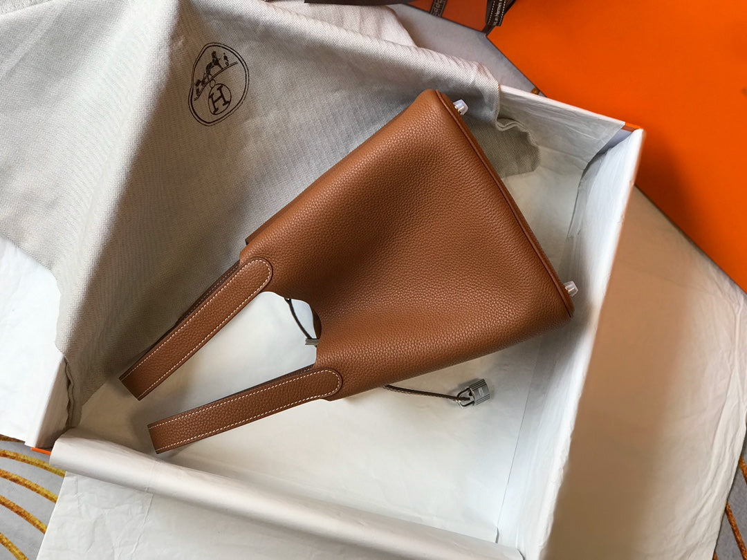 Hermes Picotin Lock 22 Tan Togo Shw Bag