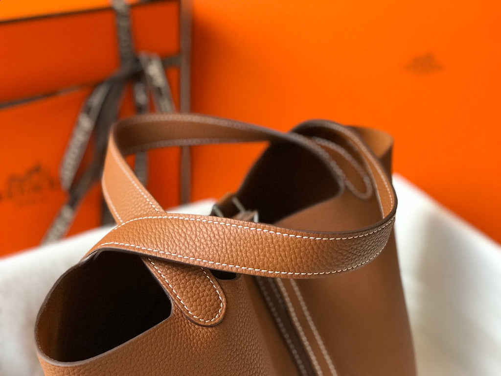 Hermes Picotin Lock 22 Tan Togo Shw Bag