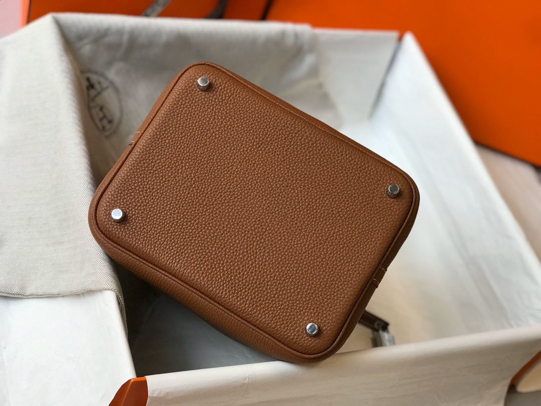 Hermes Picotin Lock 22 Tan Togo Shw Bag