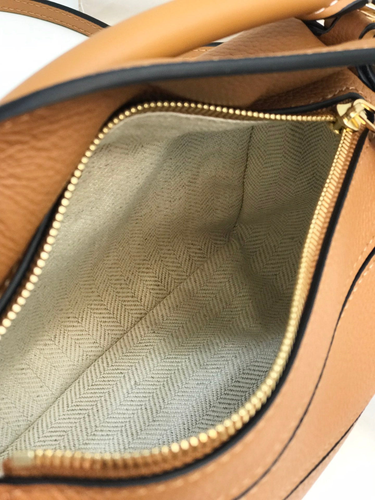 Loewe Mini 18 Puzzle Bag in Warm Desert Calfskin