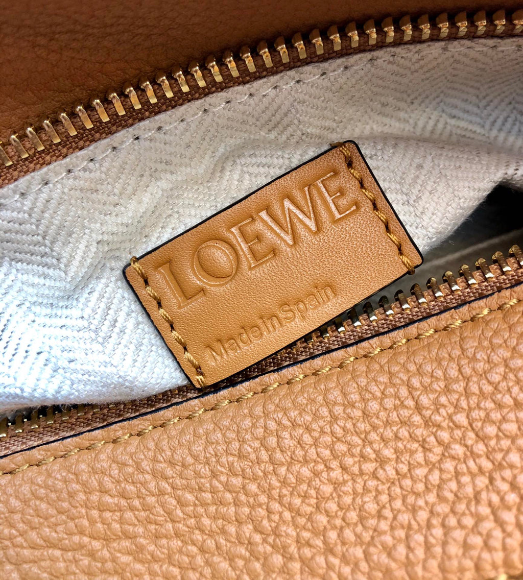 Loewe Mini 18 Puzzle Bag in Warm Desert Calfskin