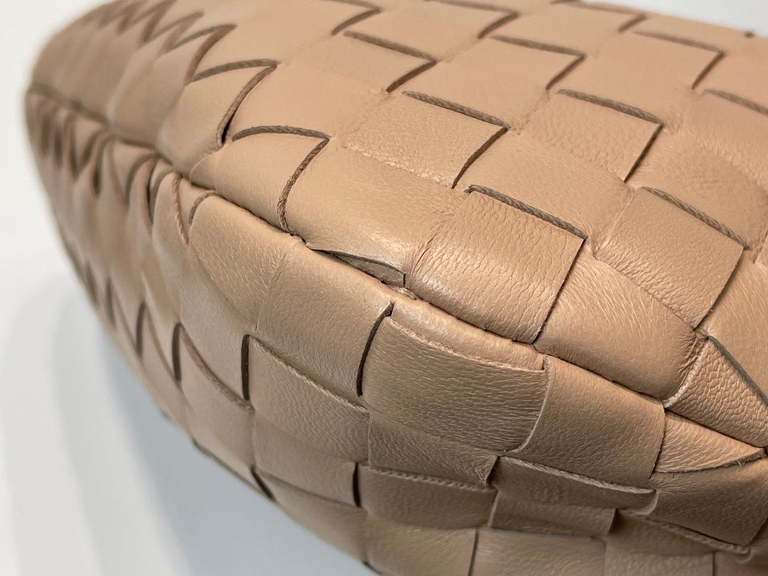 Bottega Veneta Mini Jodie 27 in Medium Brown Lambskin Bag