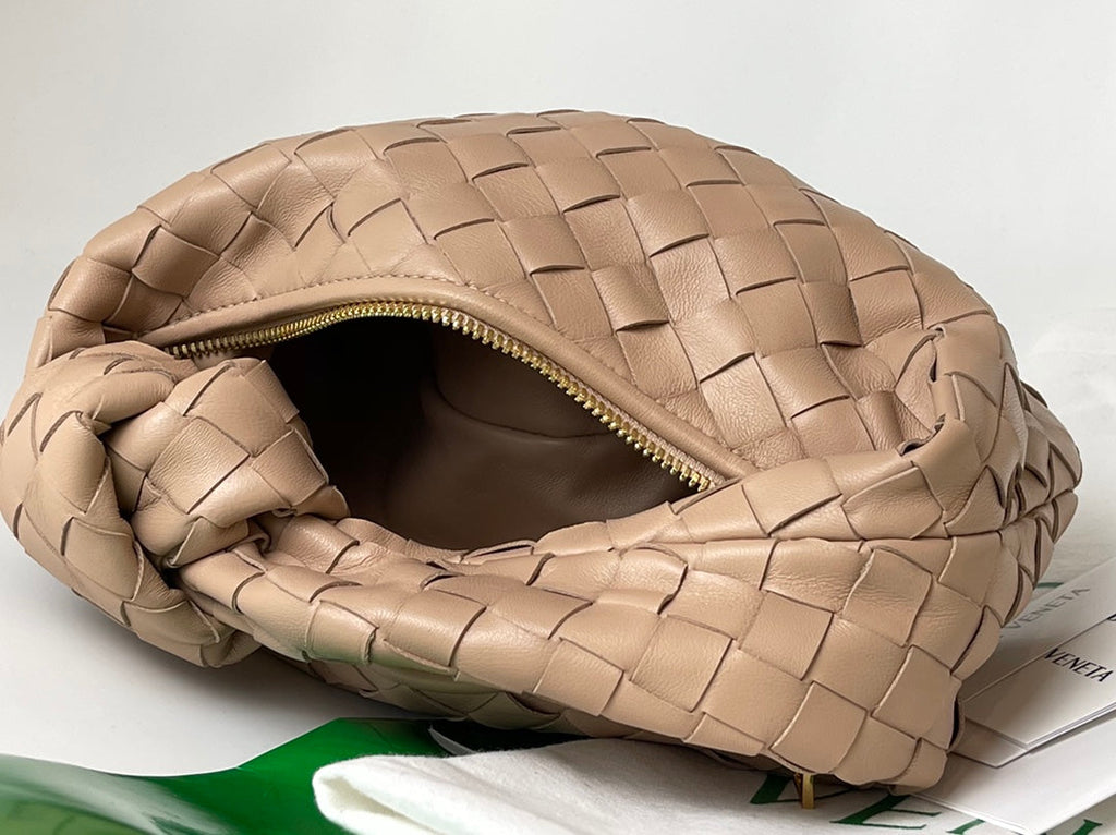 Bottega Veneta Mini Jodie 27 in Medium Brown Lambskin Bag