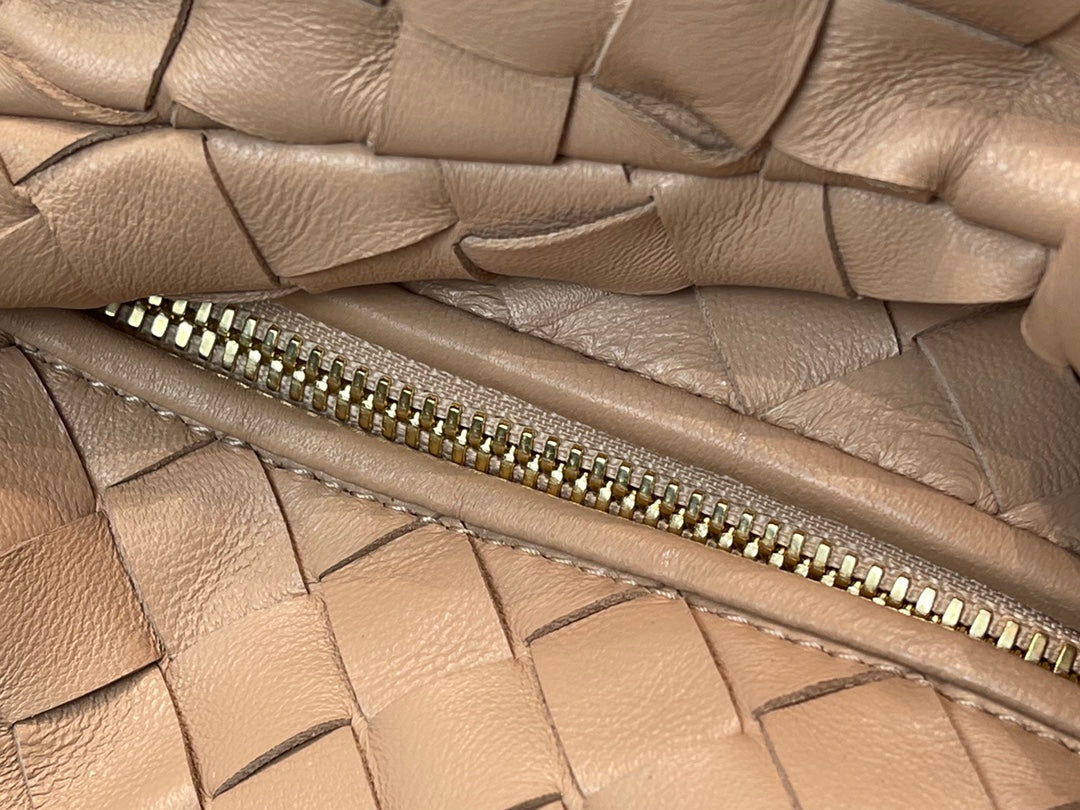 Bottega Veneta Mini Jodie 27 in Medium Brown Lambskin Bag