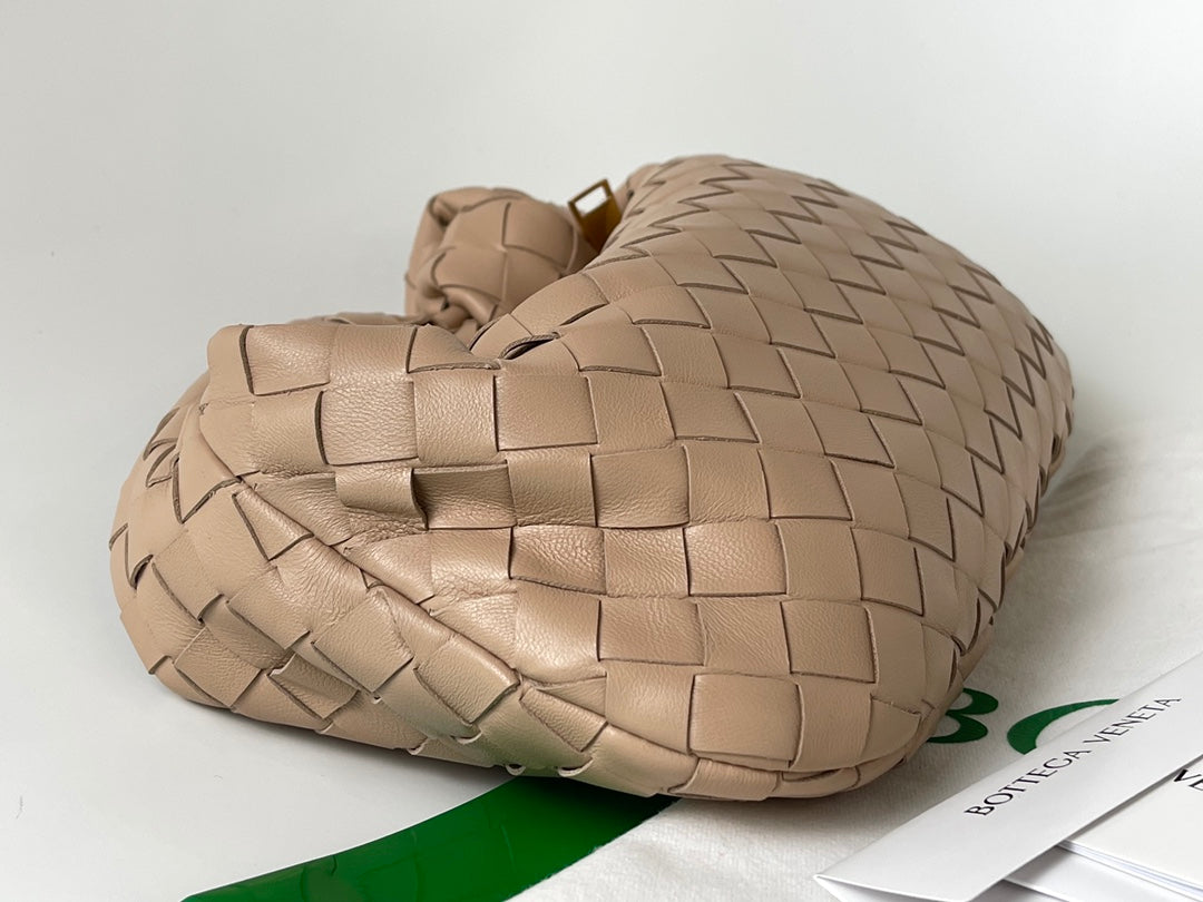 Bottega Veneta Mini Jodie 27 in Medium Brown Lambskin Bag