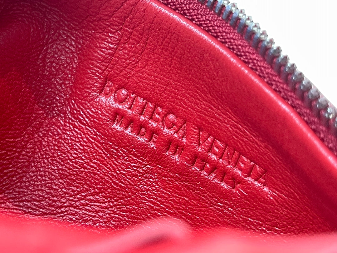 Bottega Veneta Mini Jodie 27 in Red Lambskin Bag