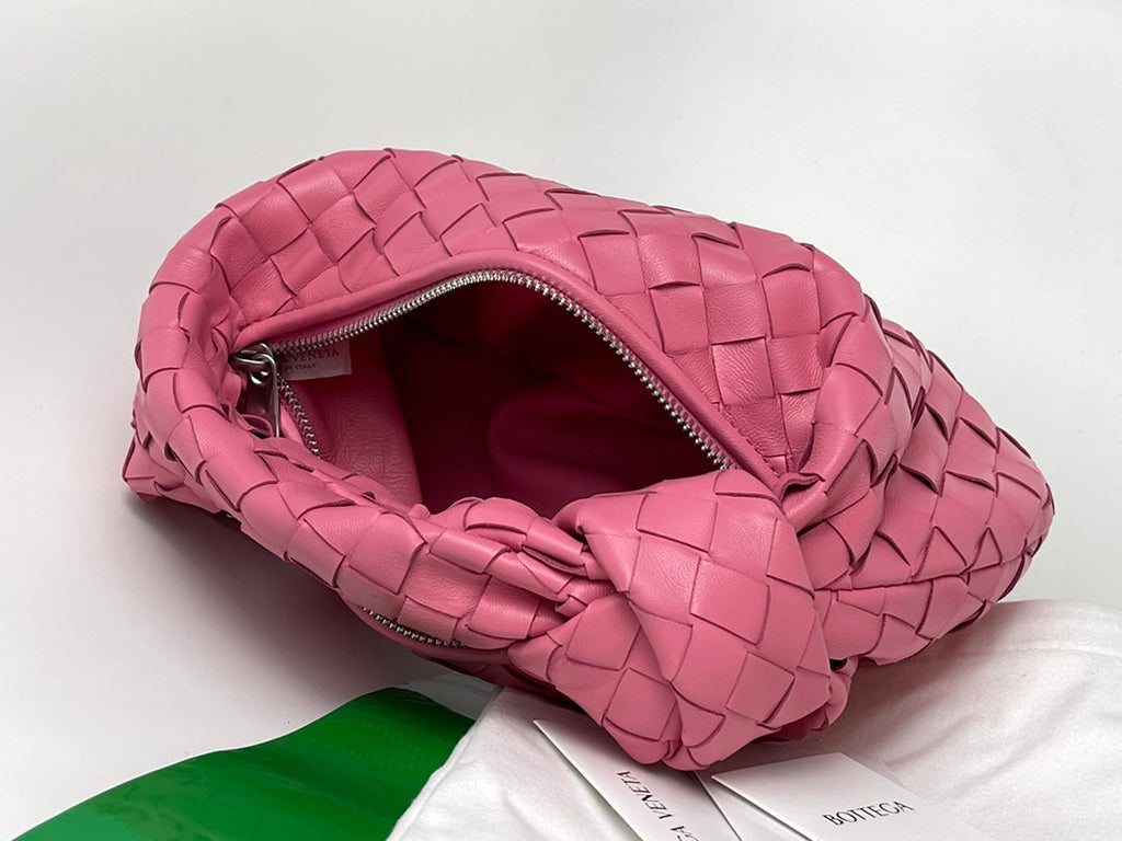 Bottega Veneta Mini Jodie 27 in Charm Pink Lambskin Bag