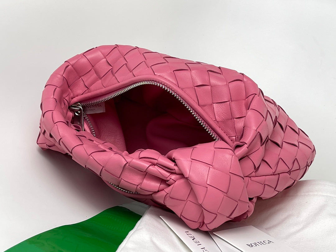 Bottega Veneta Mini Jodie 27 in Charm Pink Lambskin Bag