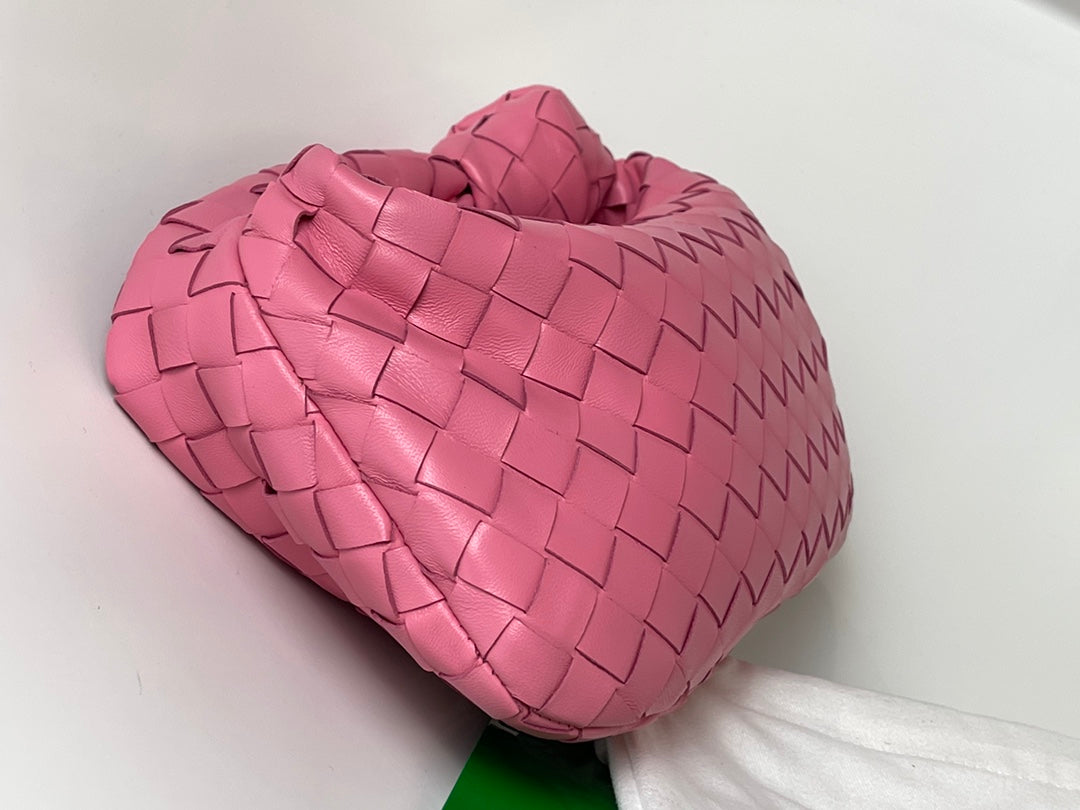 Bottega Veneta Mini Jodie 27 in Charm Pink Lambskin Bag