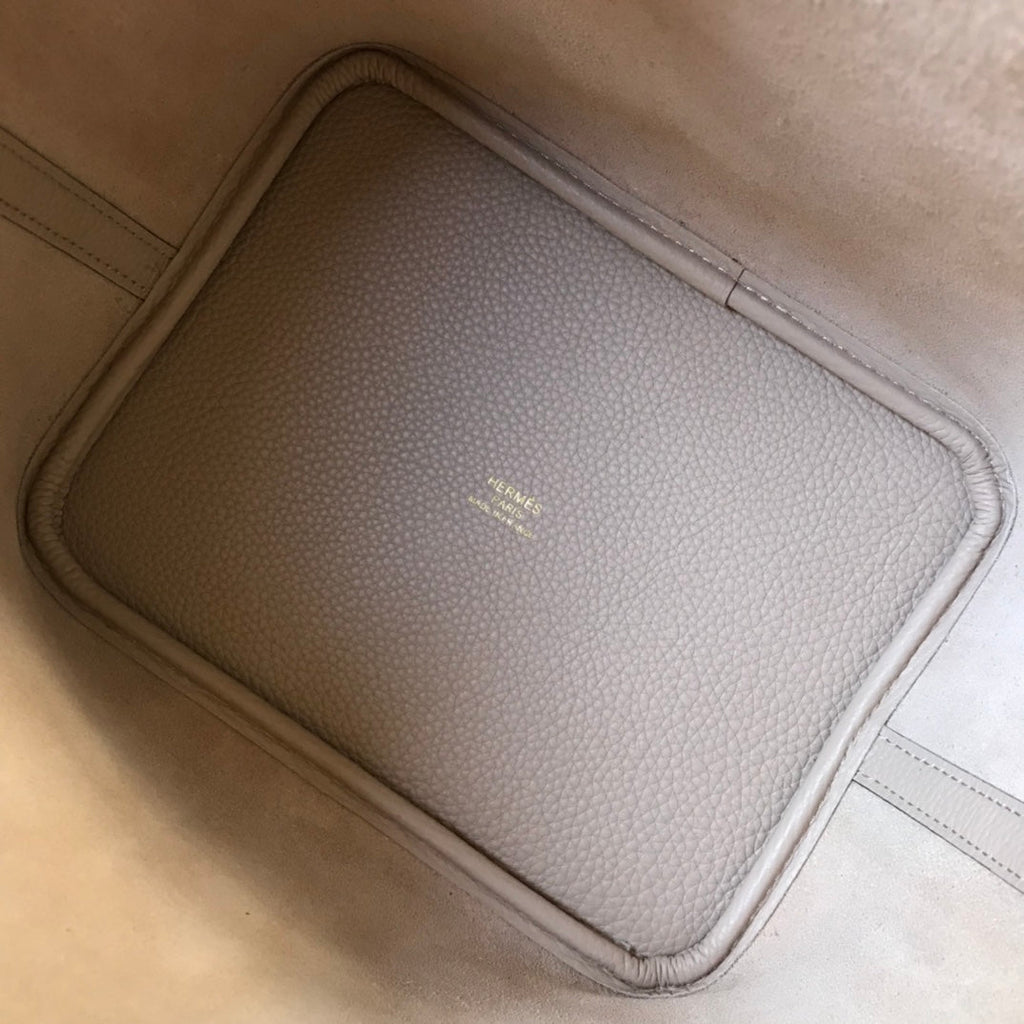 Hermes Picotin Lock 18 Light Beige Togo Ghw Bag