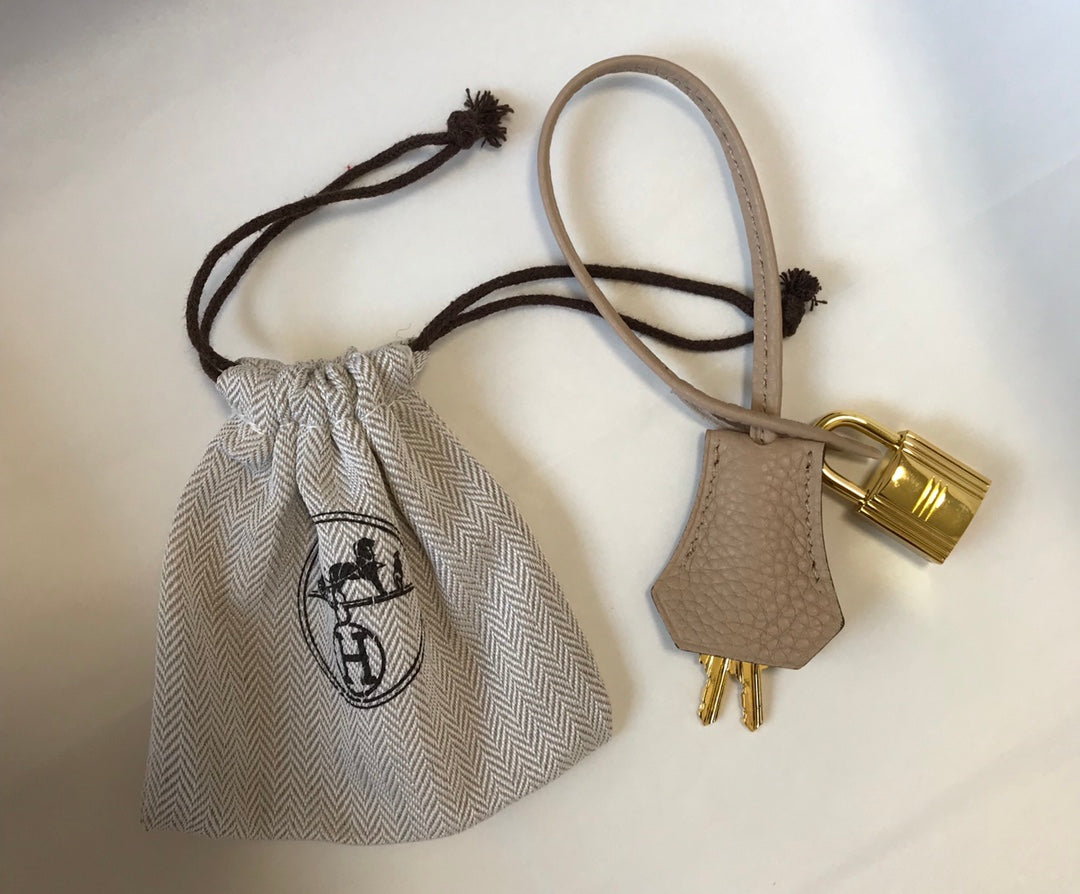Hermes Picotin Lock 18 Light Beige Togo Ghw Bag
