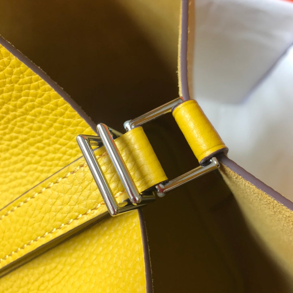 Hermes Picotin Lock 22 Yellow Togo Shw Bag