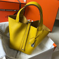Hermes Picotin Lock 22 Yellow Togo Shw Bag