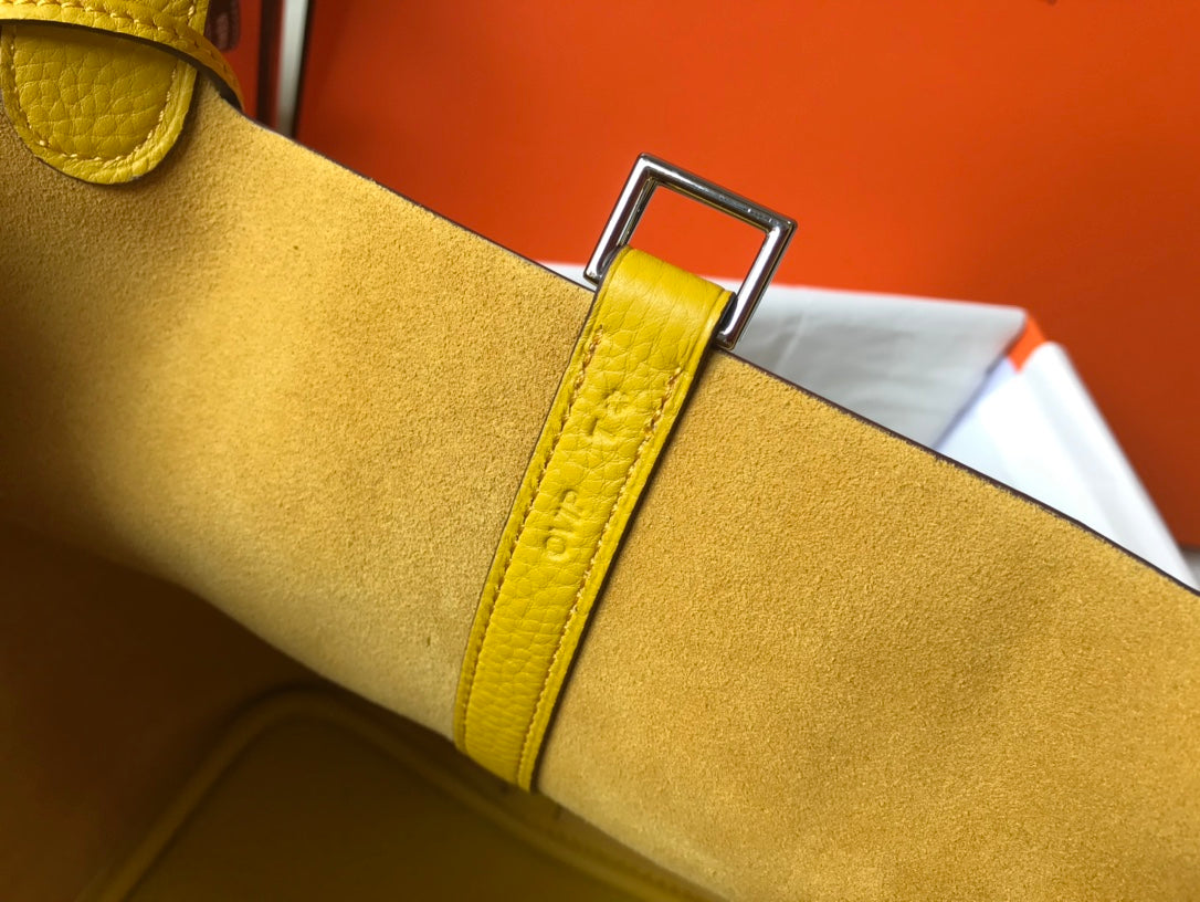 Hermes Picotin Lock 22 Yellow Togo Shw Bag