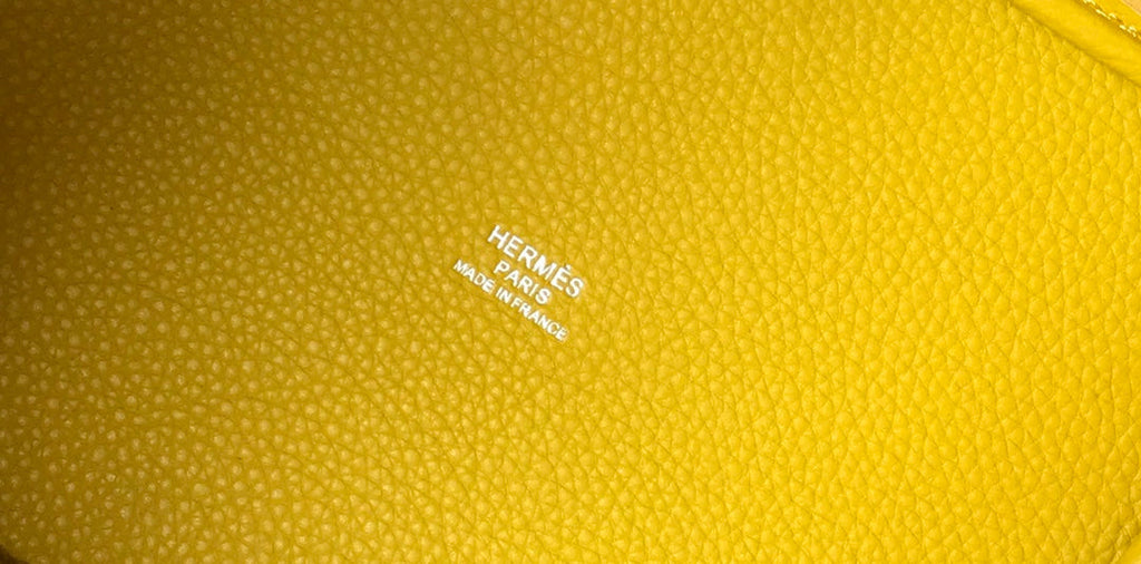 Hermes Picotin Lock 22 Yellow Togo Shw Bag