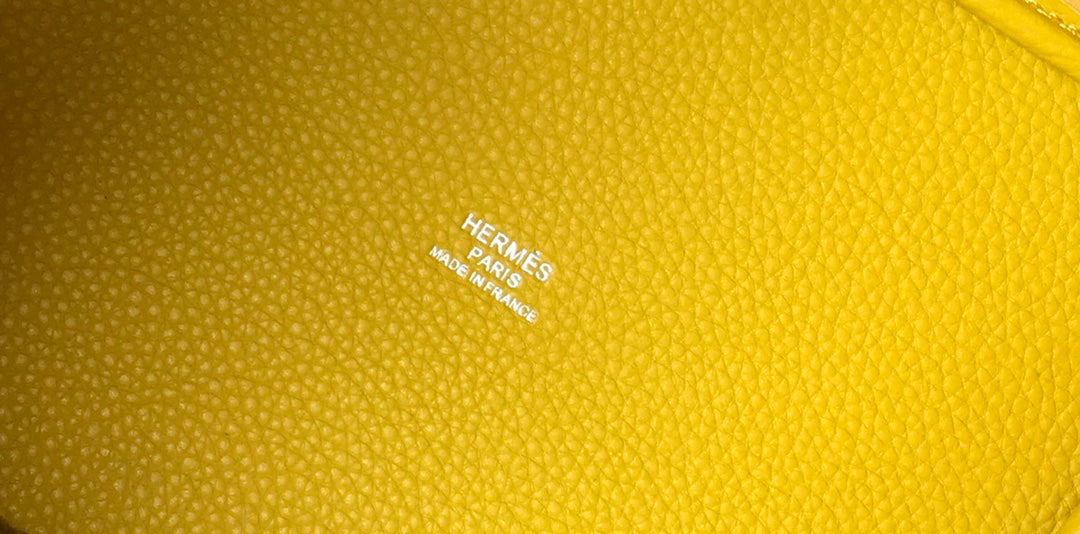 Hermes Picotin Lock 22 Yellow Togo Shw Bag