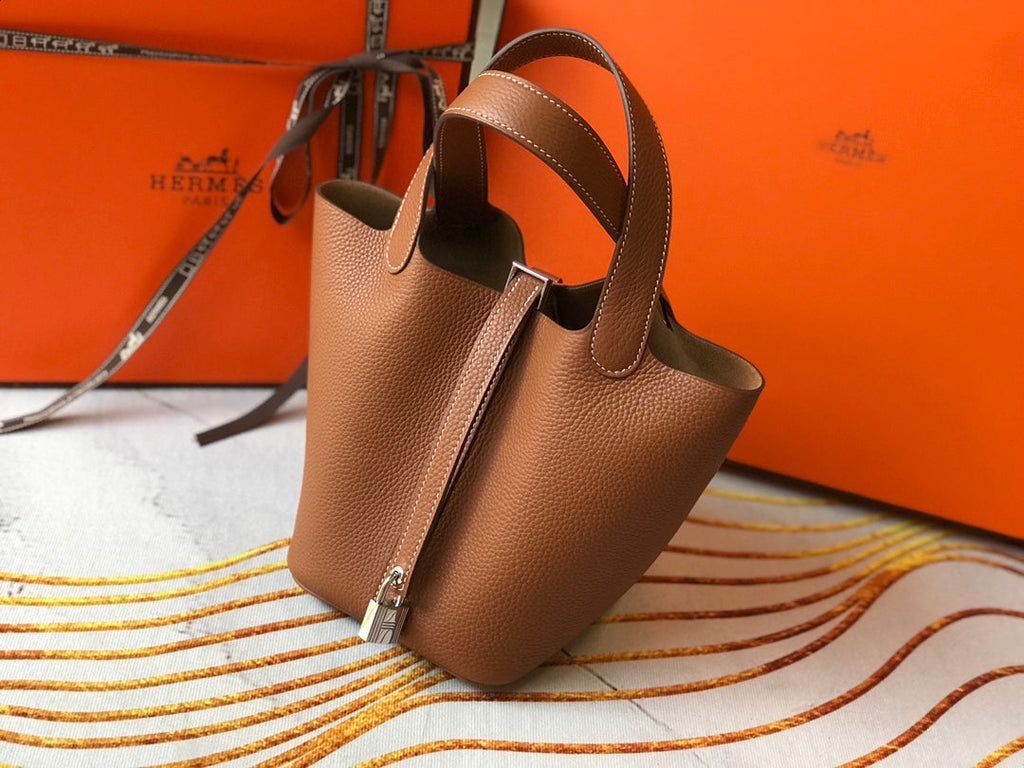 Hermes Picotin Lock 18 Gold Togo Shw Bag