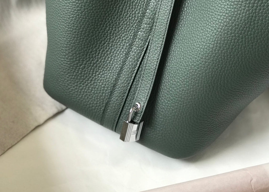 Hermes Picotin Lock 18 Grass Green Togo Shw Bag