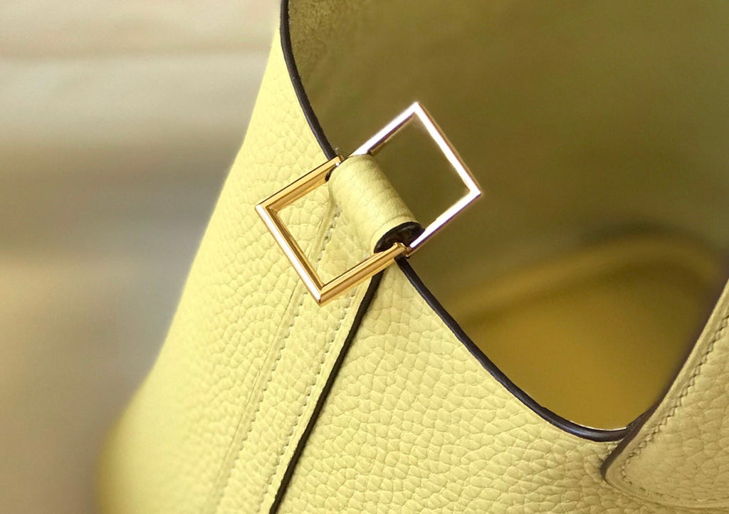 Hermes Picotin Lock 22 Lime Togo Ghw Bag