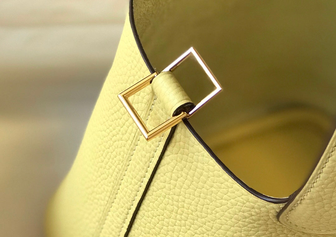 Hermes Picotin Lock 22 Lime Togo Ghw Bag