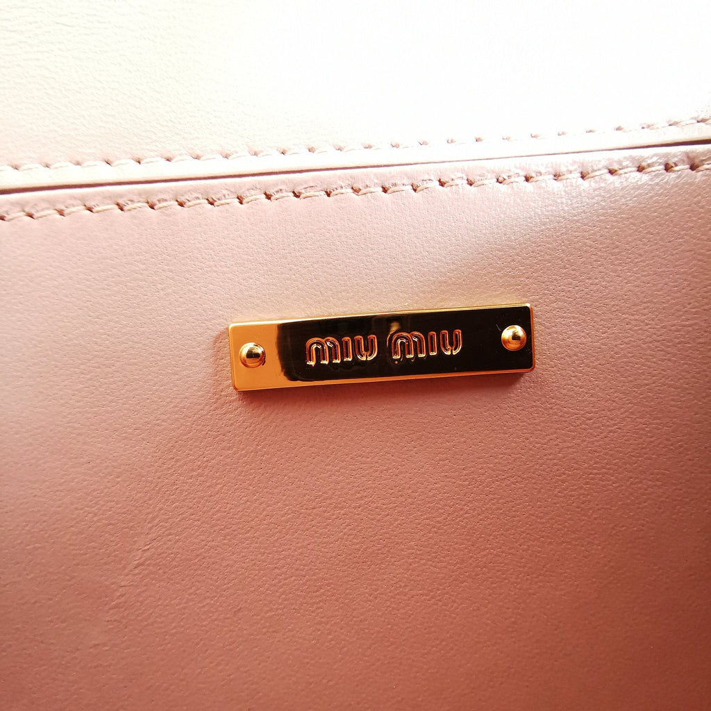 Lady 20 Handbag in Crocodile Pattern Pink Pastel Calfskin