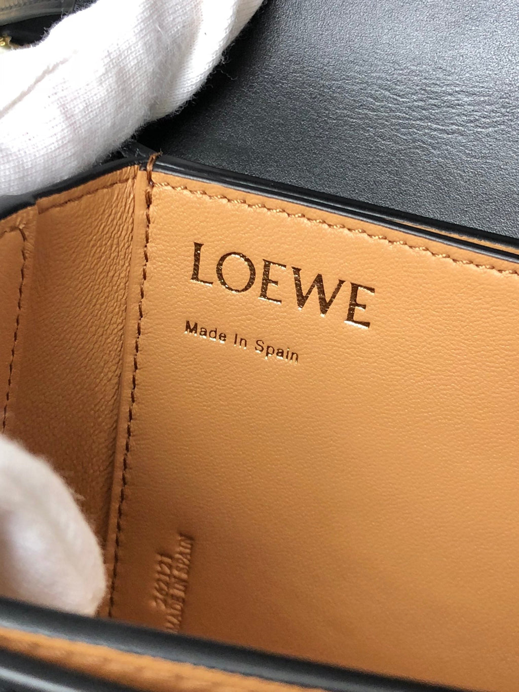Loewe Goya Bag 18 in Black Silk Calfskin