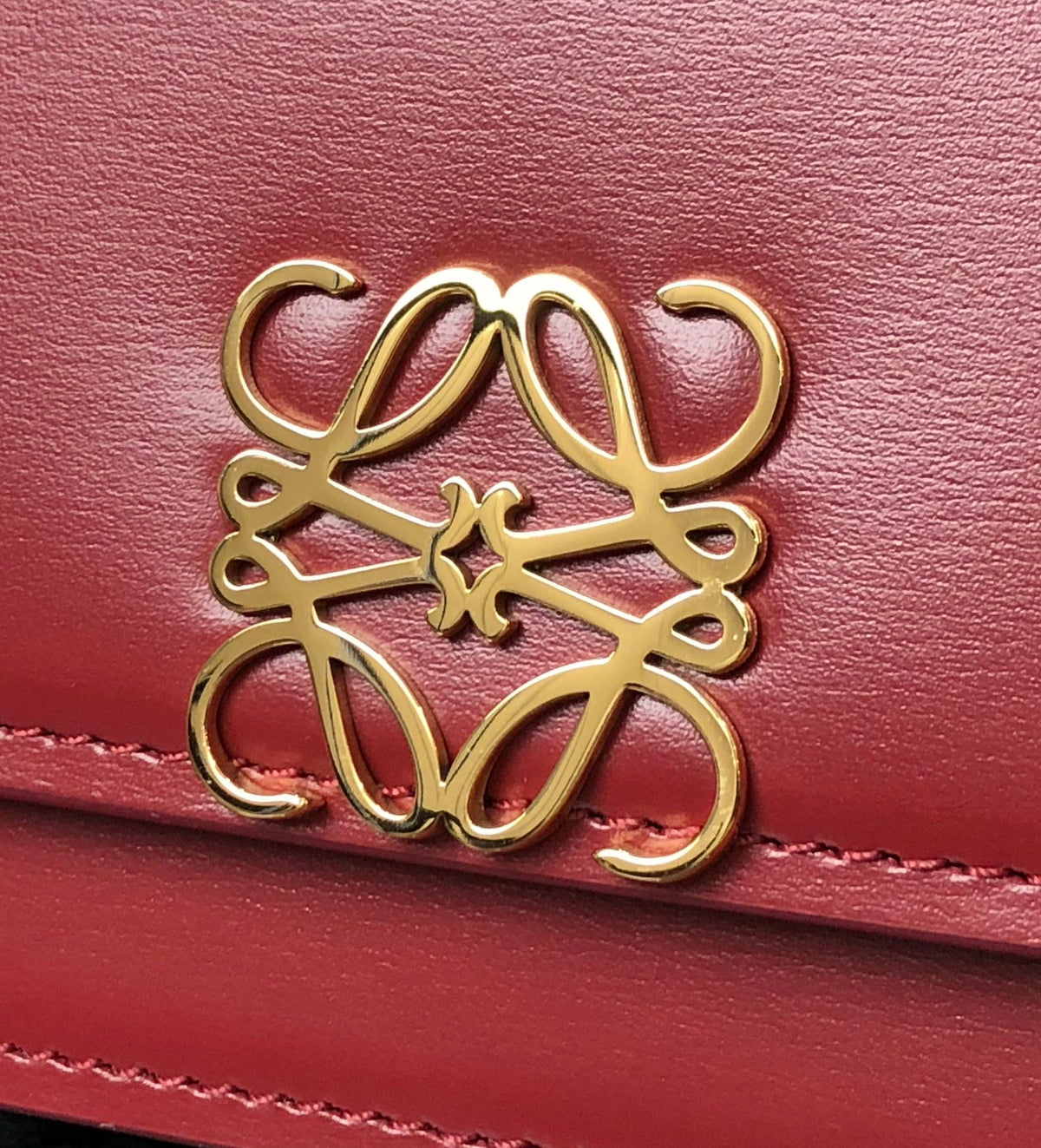 Loewe Goya Bag 18 in Cherry Red Silk Calfskin