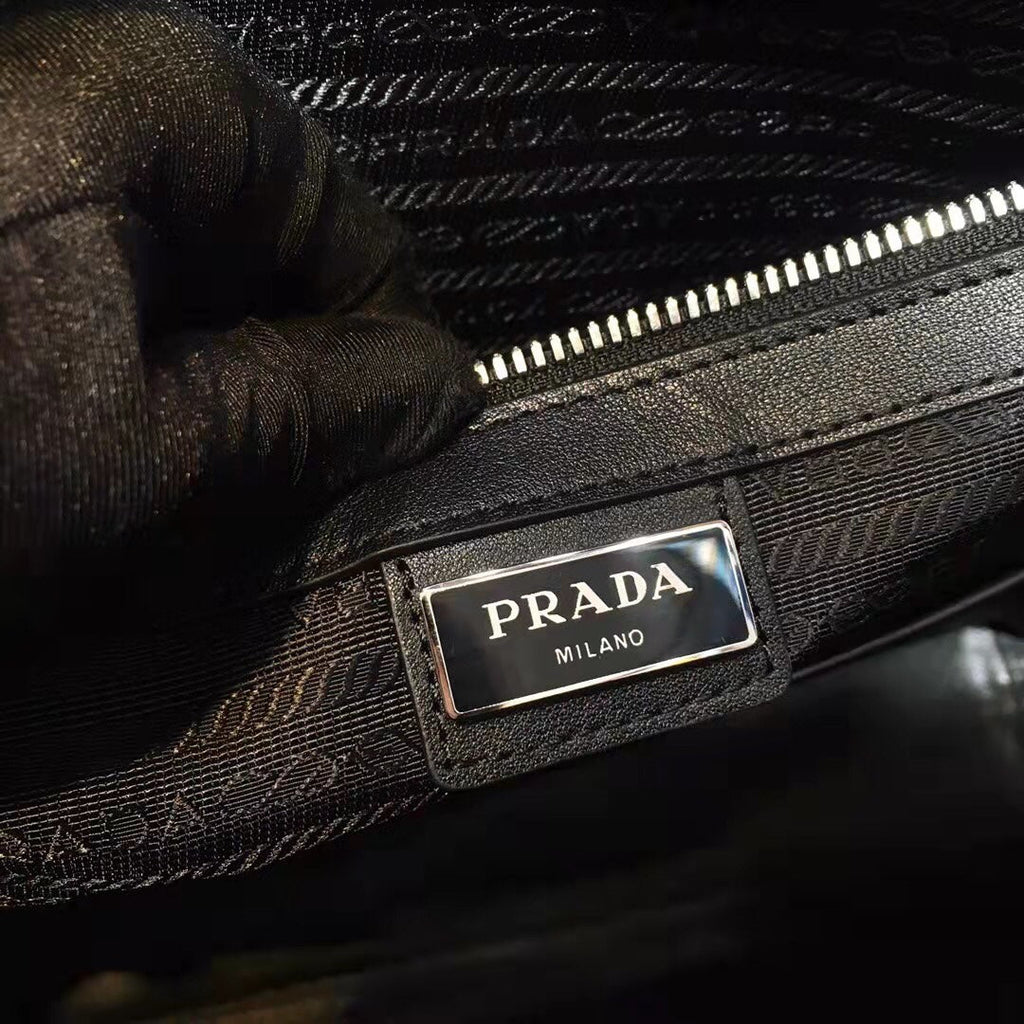 Prada 38 Briefcase in Black Saffiano Leather Bag