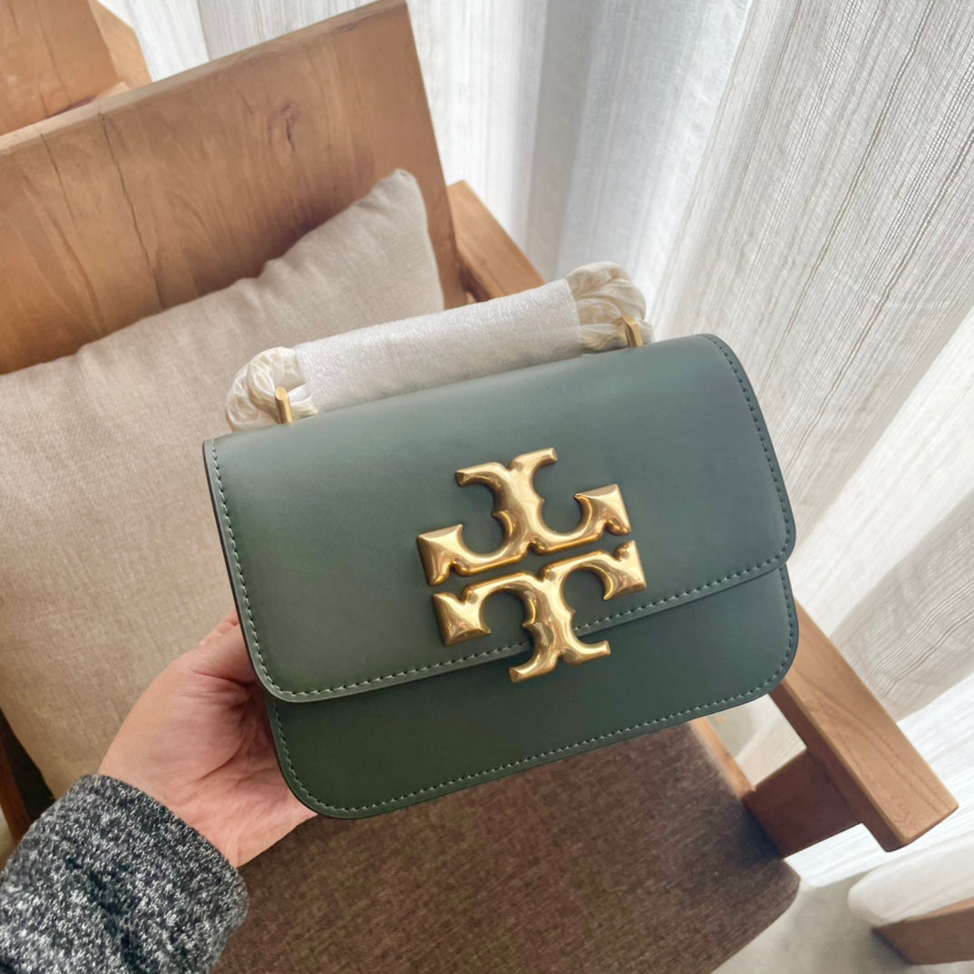 Celine Triomphe Box 18 Calfskin Sea Green Bag