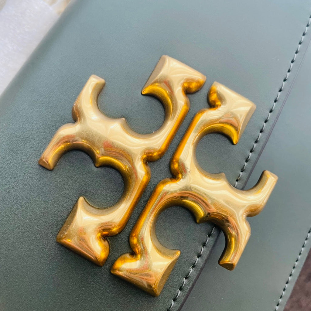 Celine Triomphe Box 18 Calfskin Sea Green Bag