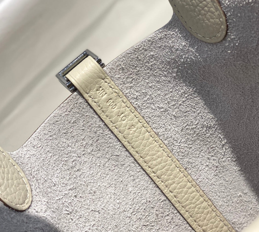 Hermes Picotin Lock 18 Ivory Togo Shw Bag