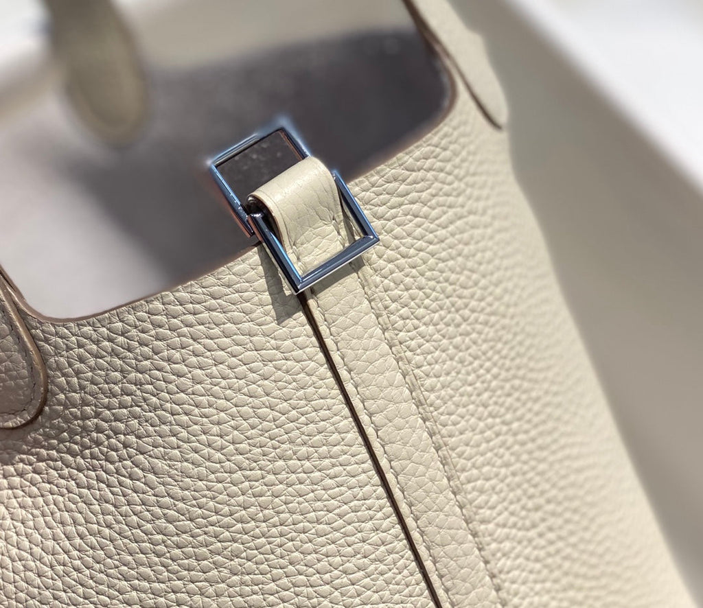 Hermes Picotin Lock 18 Ivory Togo Shw Bag