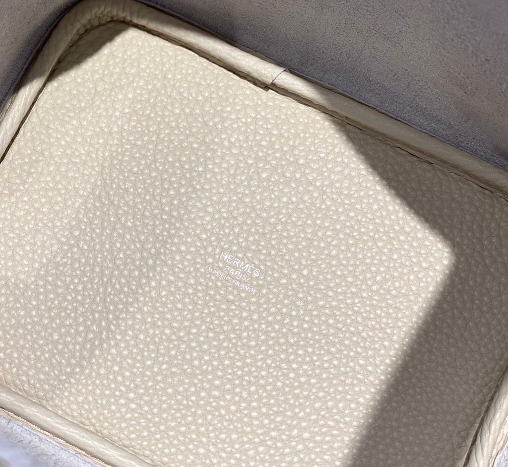 Hermes Picotin Lock 18 Ivory Togo Shw Bag