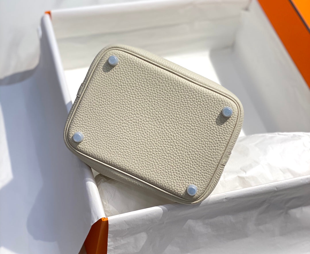 Hermes Picotin Lock 18 Ivory Togo Shw Bag