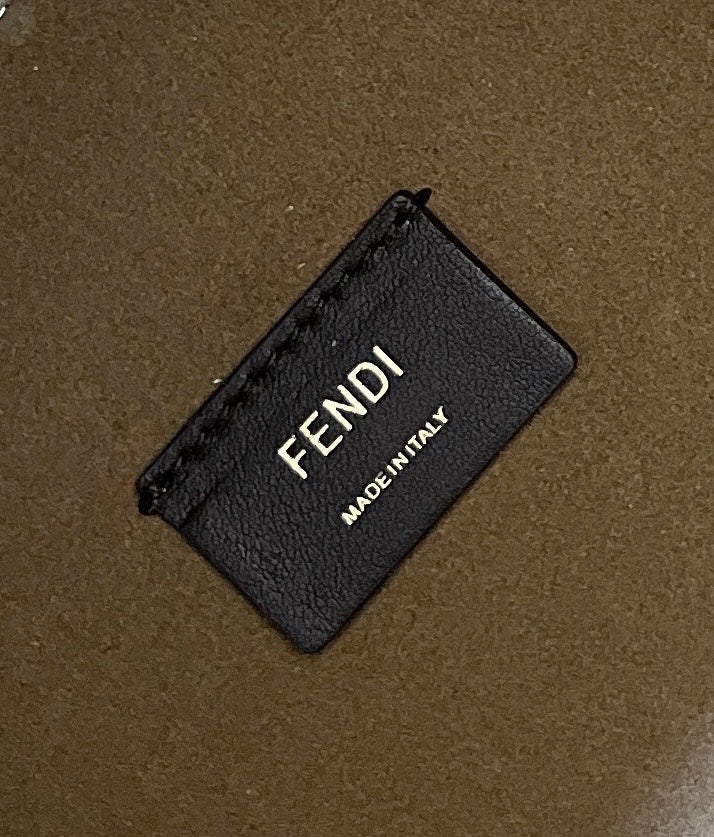 Fendi Shine Large 35 Tote in Golden Calfskin