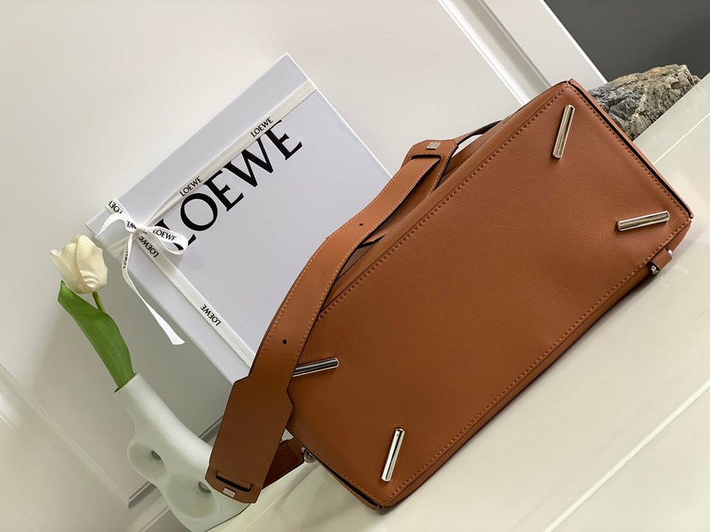 Loewe Puzzle Large 35 Bag in Bronze Brown Calfskin