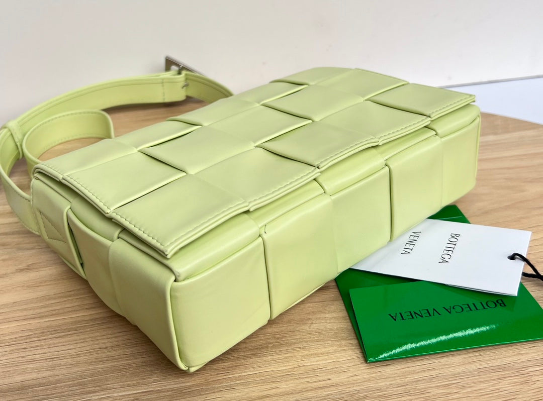 Bottega Veneta Small Cassette 23 in Pine Glade Calfskin Bag