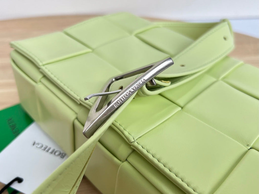 Bottega Veneta Small Cassette 23 in Pine Glade Calfskin Bag